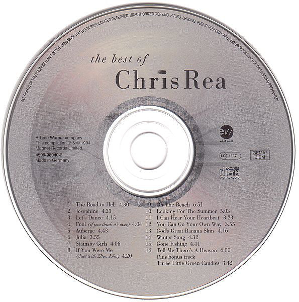 Chris Rea : The Best Of Chris Rea (CD, Comp)