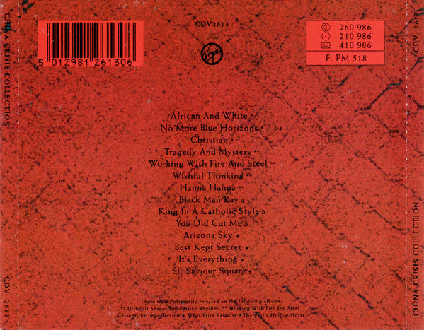 China Crisis : China Crisis Collection (The Very Best Of China Crisis) (CD, Comp)
