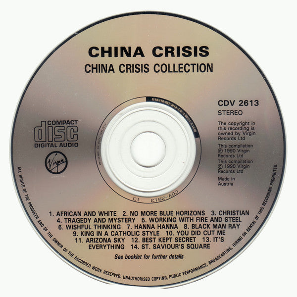 China Crisis : China Crisis Collection (The Very Best Of China Crisis) (CD, Comp)