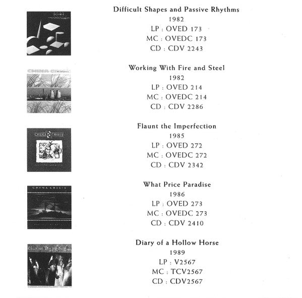 China Crisis : China Crisis Collection (The Very Best Of China Crisis) (CD, Comp)