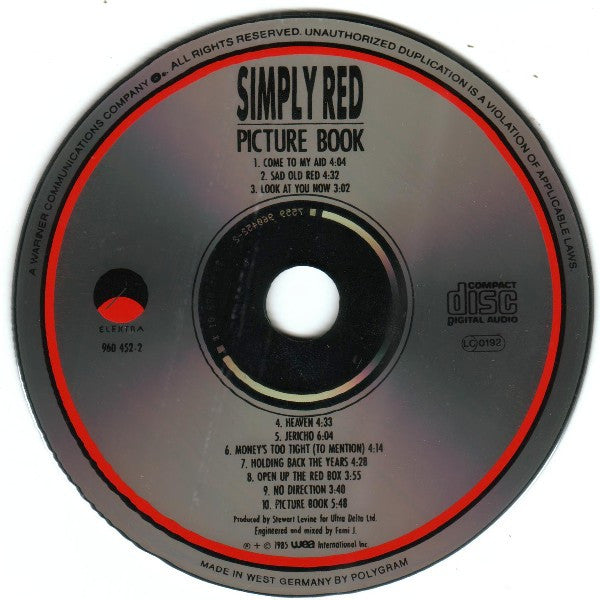 Simply Red : Picture Book (CD, Album)