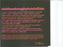 Siobhan Donaghy : Twist Of Fate (CD, Single, Enh, CD1)