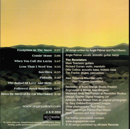 Angie Palmer : Road (CD, Album)