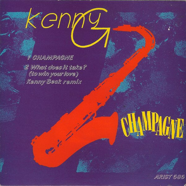 Kenny G (2) : Champagne (7", Single)