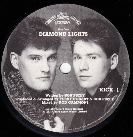 Glenn & Chris : Diamond Lights (7", Single)