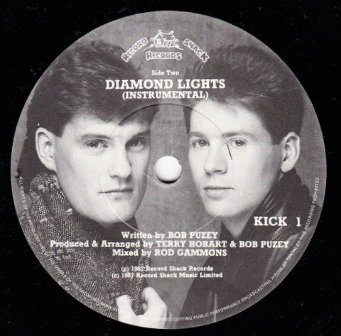 Glenn & Chris : Diamond Lights (7", Single)