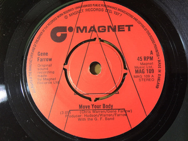 Gene Farrow : Move Your Body (7", Promo)