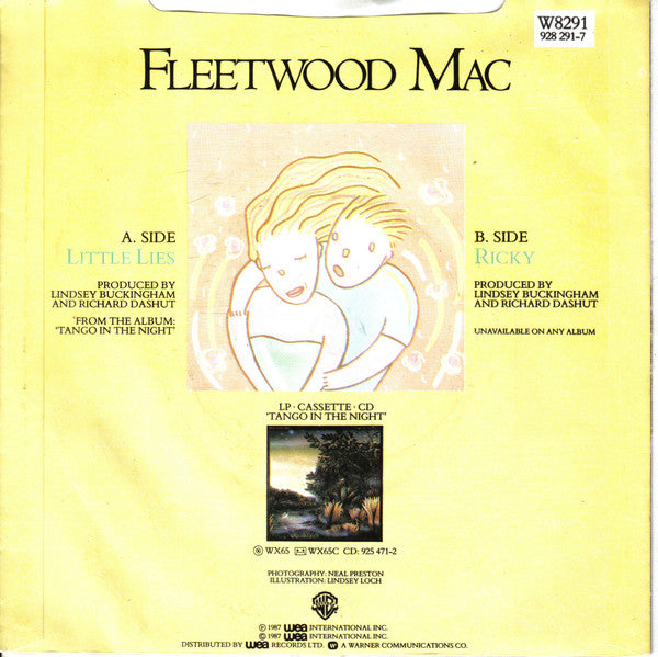 Fleetwood Mac : Little Lies (7", Single, Sil)