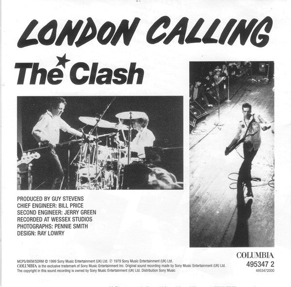 The Clash : London Calling (CD, Album, RE, RM)