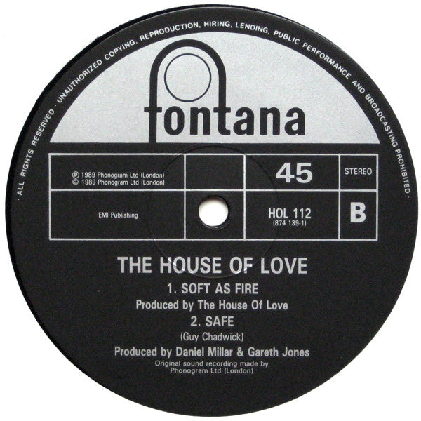 The House Of Love : Never (12", Single)