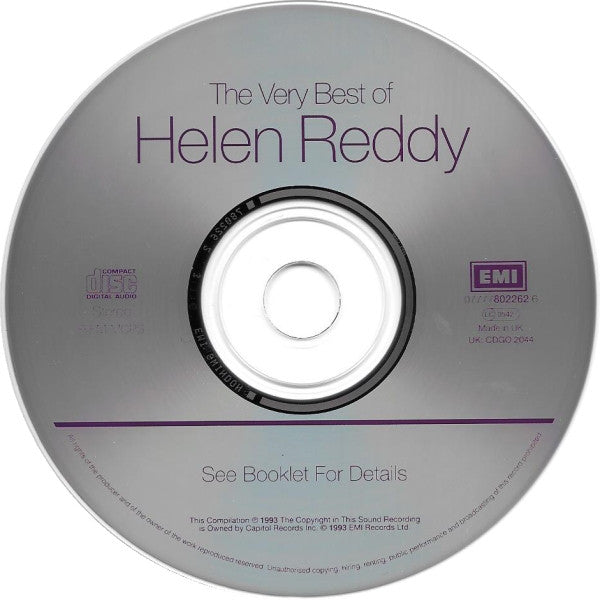 Helen Reddy : The Very Best Of Helen Reddy (CD, Comp)