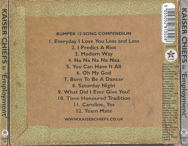 Kaiser Chiefs : Employment (CD, Album, S/Edition)