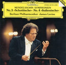 Felix Mendelssohn-Bartholdy - Berliner Philharmoniker • James Levine (2) : Symphonien No. 3 »Schottische« • No. 4 »Italienische« (CD, Album)