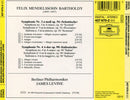 Felix Mendelssohn-Bartholdy - Berliner Philharmoniker • James Levine (2) : Symphonien No. 3 »Schottische« • No. 4 »Italienische« (CD, Album)