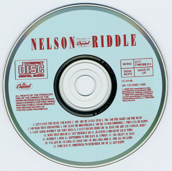 Nelson Riddle : The Best Of "The Capitol Years" (CD, Comp, Mono)