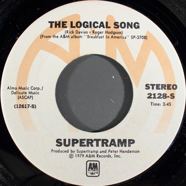 Supertramp : The Logical Song (7", Single, RCA)