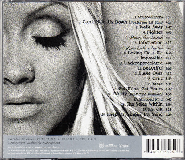Christina Aguilera : Stripped (CD, Album, Dis)