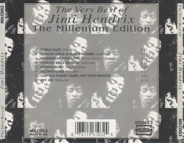 Jimi Hendrix : The Very Best Of Jimi Hendrix (The Millenium Edition) (CD, Comp)