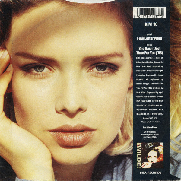 Kim Wilde : Four Letter Word (7", Single, Inj)