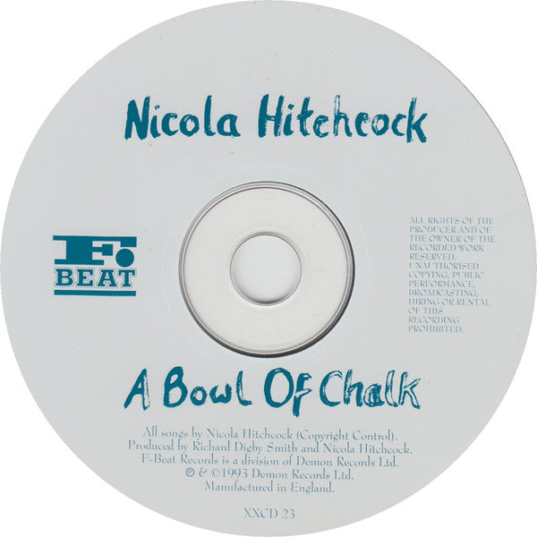 Nicola Hitchcock : A Bowl Of Chalk (CD, Album)