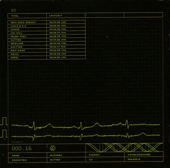 Rammstein : Mutter (CD, Album, RP)