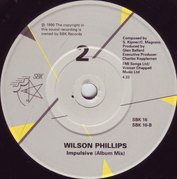 Wilson Phillips : Impulsive (7", Single)