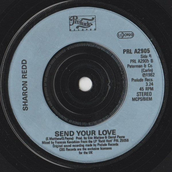 Sharon Redd : In The Name Of Love (7", Inj)