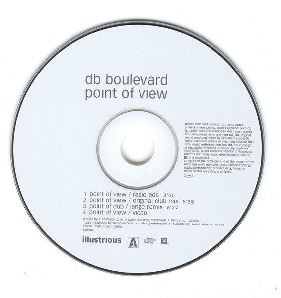 DB Boulevard : Point Of View (CD, Single, Enh)