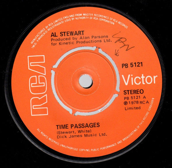 Al Stewart : Time Passages (7", Single)