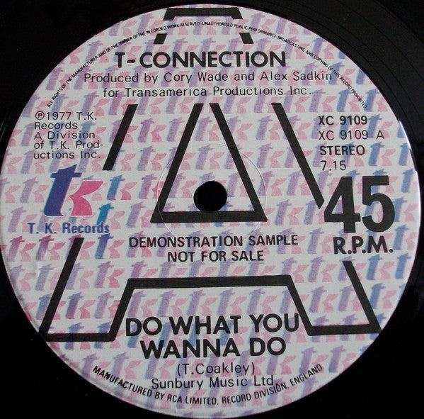T-Connection : Do What You Wanna Do (12", Promo)