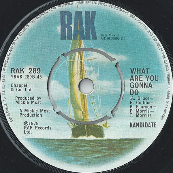 Kandidate : I Don't Wanna Lose You (7", Single, Com)