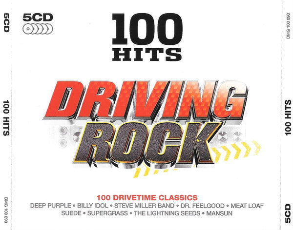 Various : 100 Hits Driving Rock (5xCD, Comp + Box)