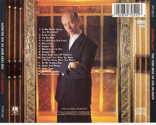 Joe Jackson : Stepping Out - The Very Best Of Joe Jackson (CD, Comp, Nim)