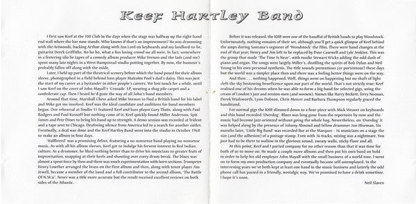 The Keef Hartley Band : Not Foolish Not Wise (CD, Album, Comp)