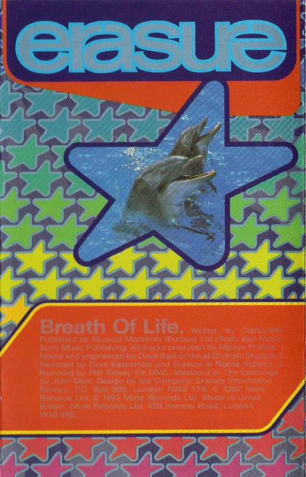 Erasure : Breath Of Life (Cass, Single)