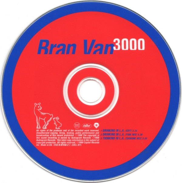 Bran Van 3000 : Drinking In L.A. (CD, Single, RE)