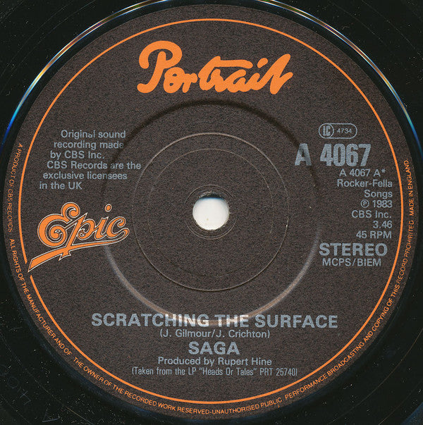 Saga (3) : Scratchin' The Surface (7")
