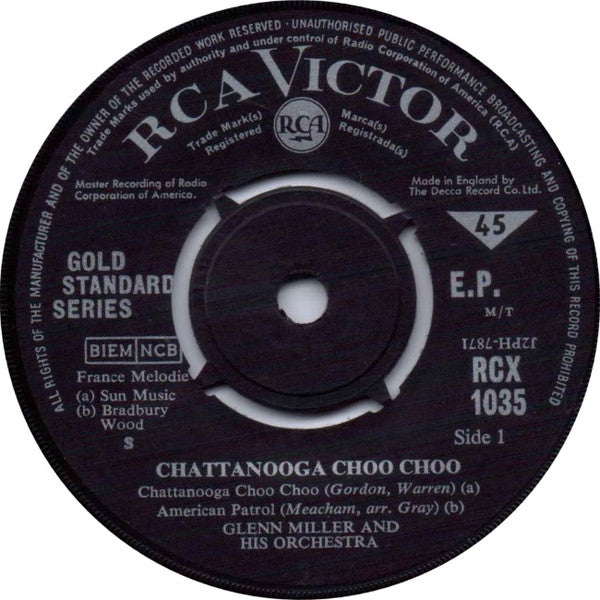 Glenn Miller : Chattanooga Choo Choo (7", EP)