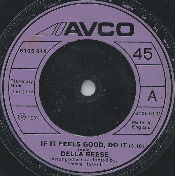 Della Reese : If It Feels Good, Do It (7", Pur)