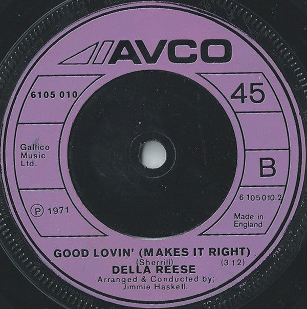 Della Reese : If It Feels Good, Do It (7", Pur)