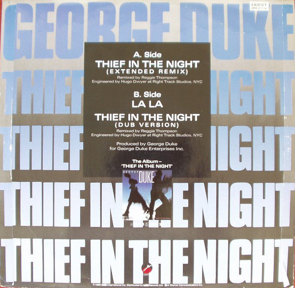 George Duke : Thief In The Night (Extended Remix + Dub Version) (12")