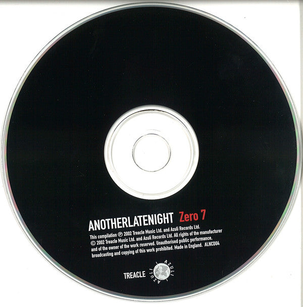 Zero 7 : AnotherLateNight (CD, Mixed)