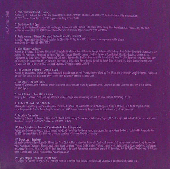 Zero 7 : AnotherLateNight (CD, Mixed, Sli)