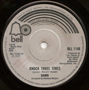 Dawn (5) : Knock Three Times (7", Single, Sol)