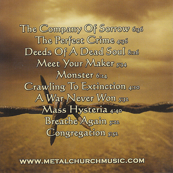 Metal Church : This Present Wasteland (CD, Album)