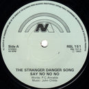 P.C. Rainbow And The Choir Of Fernwood Junior School : The Stranger Danger Song (7", Single)