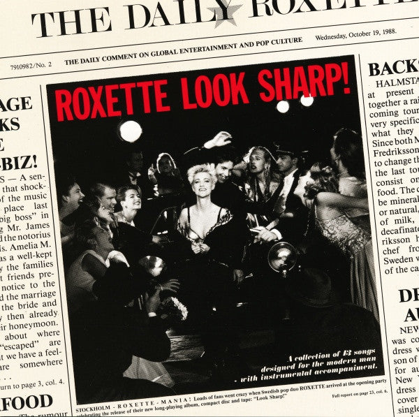 Roxette : Look Sharp! (CD, Album, RE)