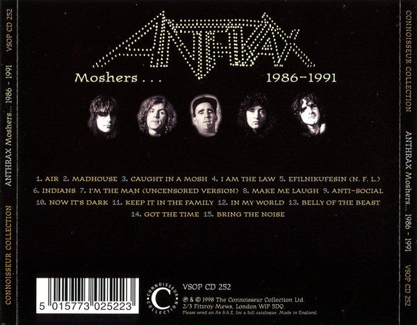 Anthrax : Moshers...1986-1991 (CD, Comp, RE)