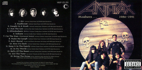 Anthrax : Moshers...1986-1991 (CD, Comp, RE)