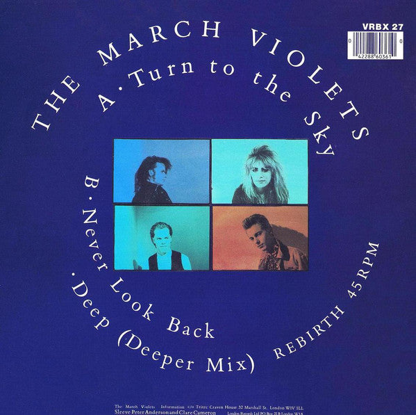 The March Violets : Turn To The Sky (12", Single)